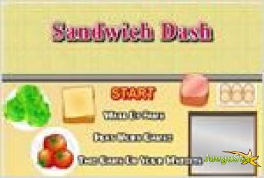 Juego  sandwich dash sandwicheria