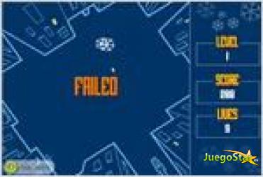 Juego  johnny catch and the snow flakes johnny y la captura de copos de nieve